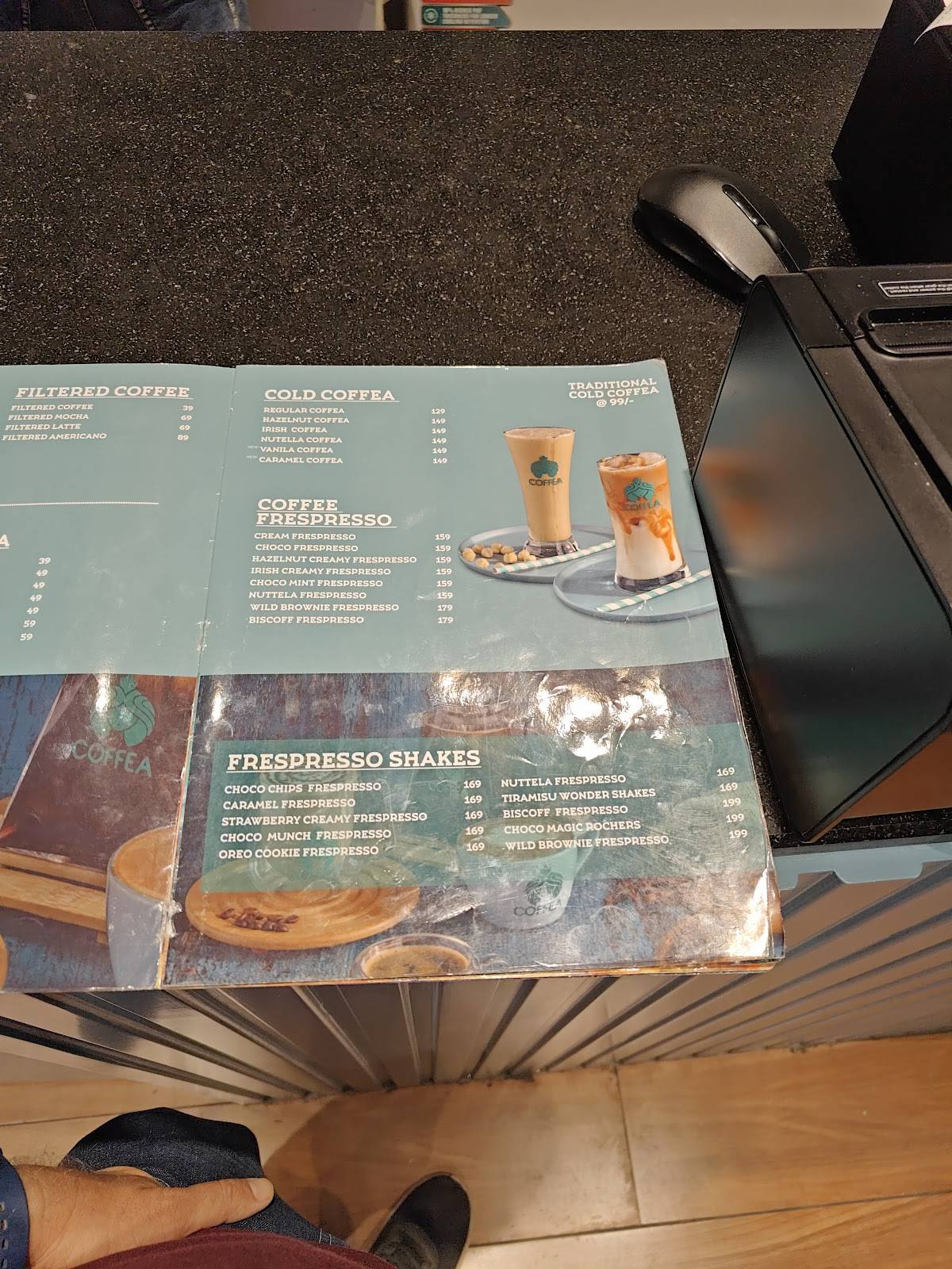 Coffea Indiabulls menu