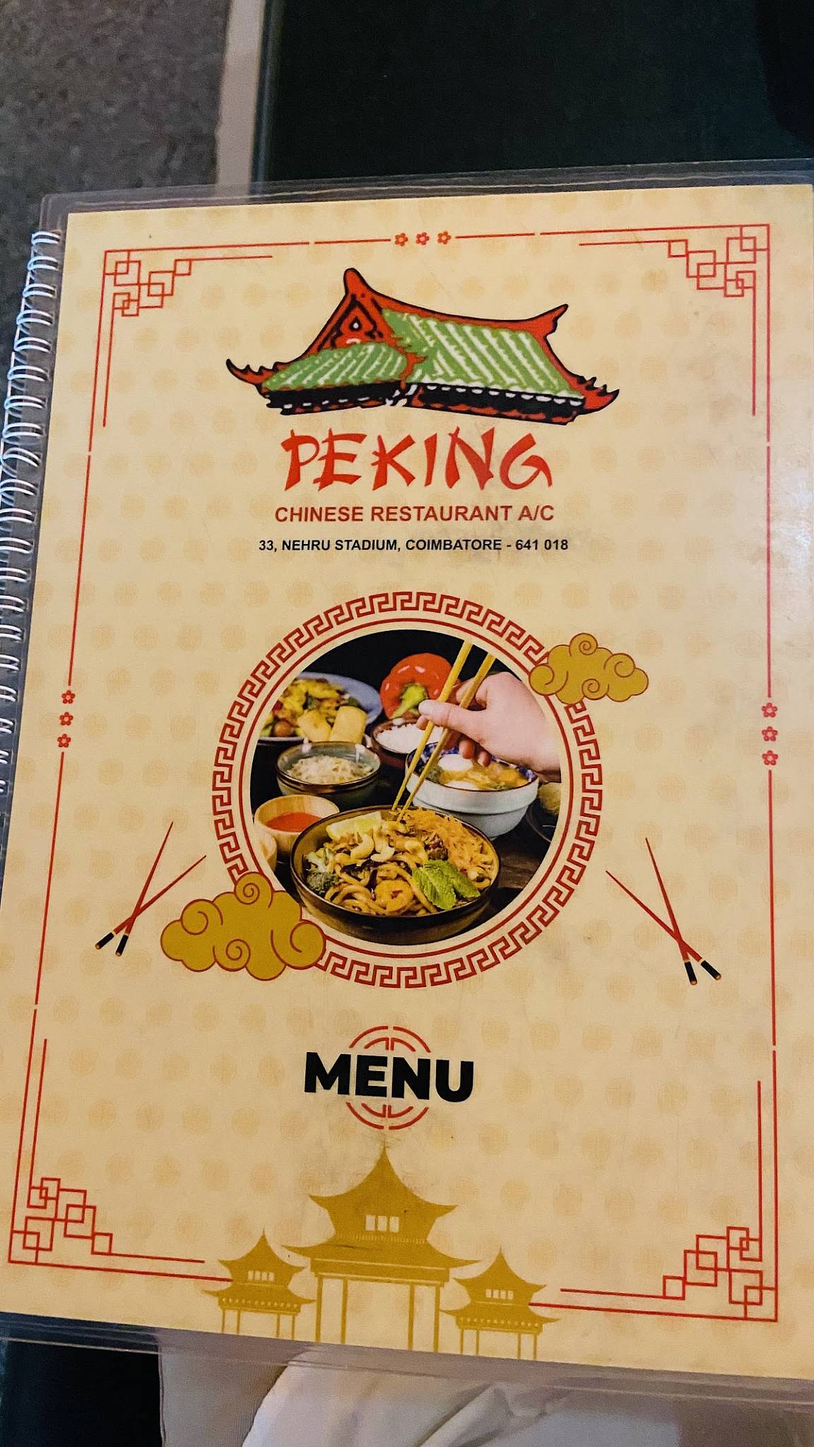 Peking Restaurant menu