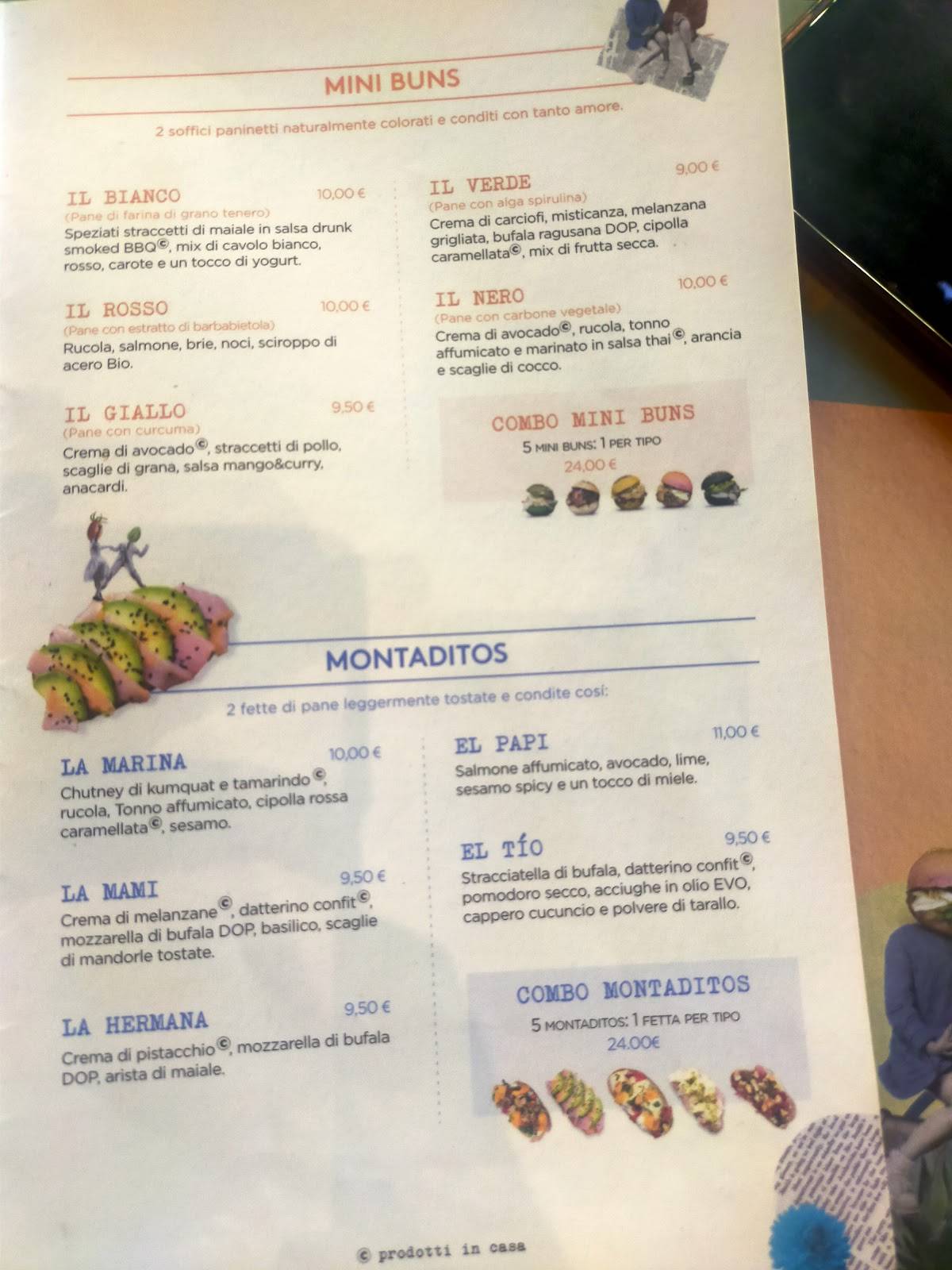 Menu di Collage Boutique Bar 