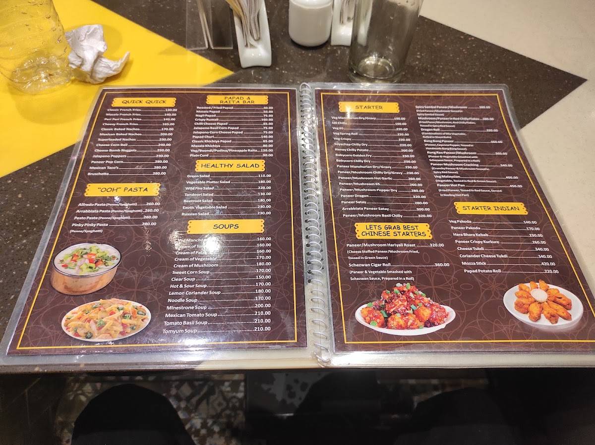 Comida Multi-Cuisine Restaurant menu