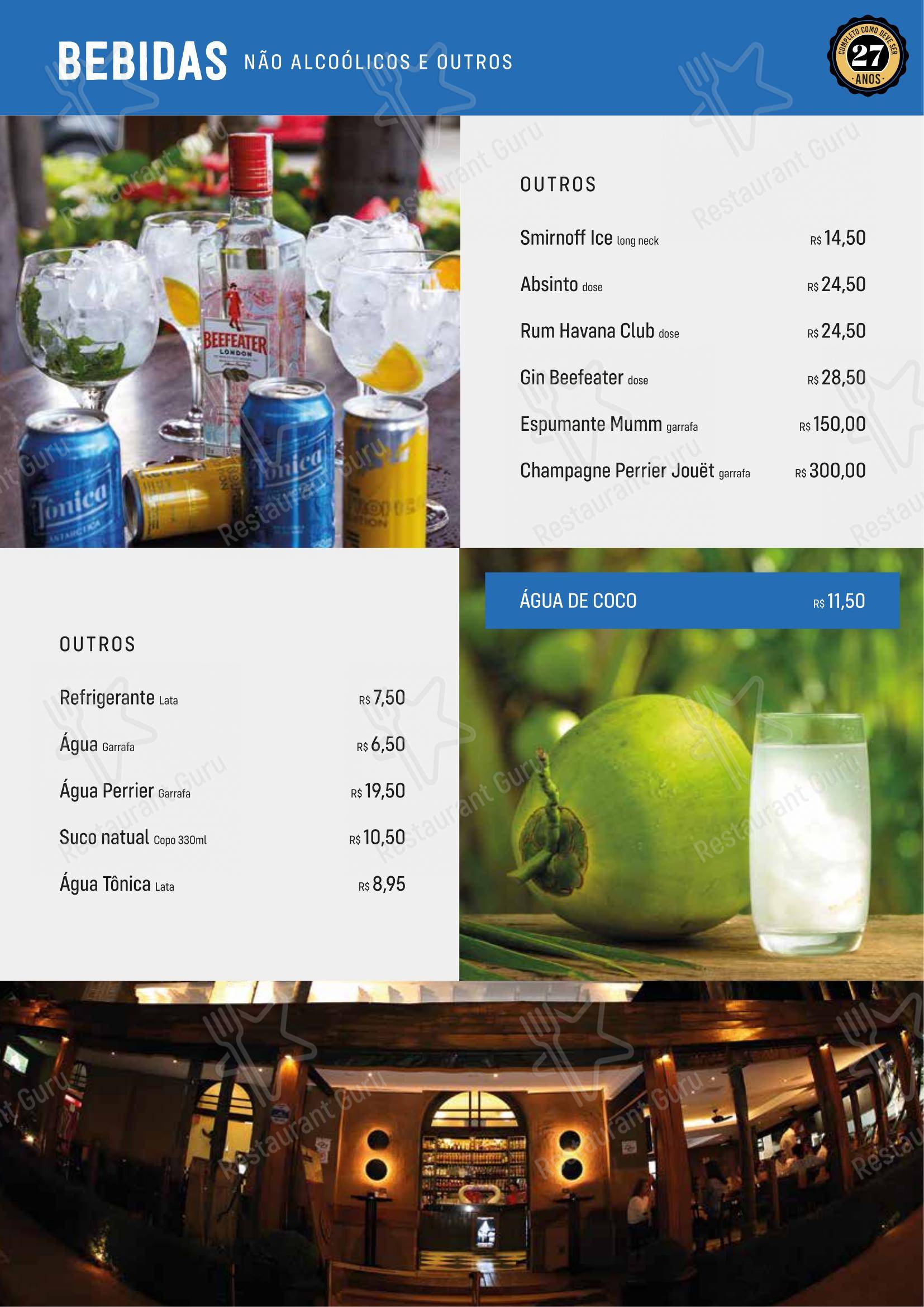 Coronel Mostarda - Menu