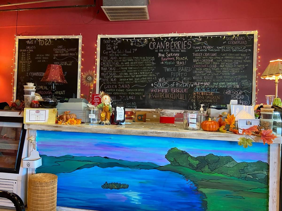 Menu at Cranberries cafe, Johnson City, Knob Creek Rd 5