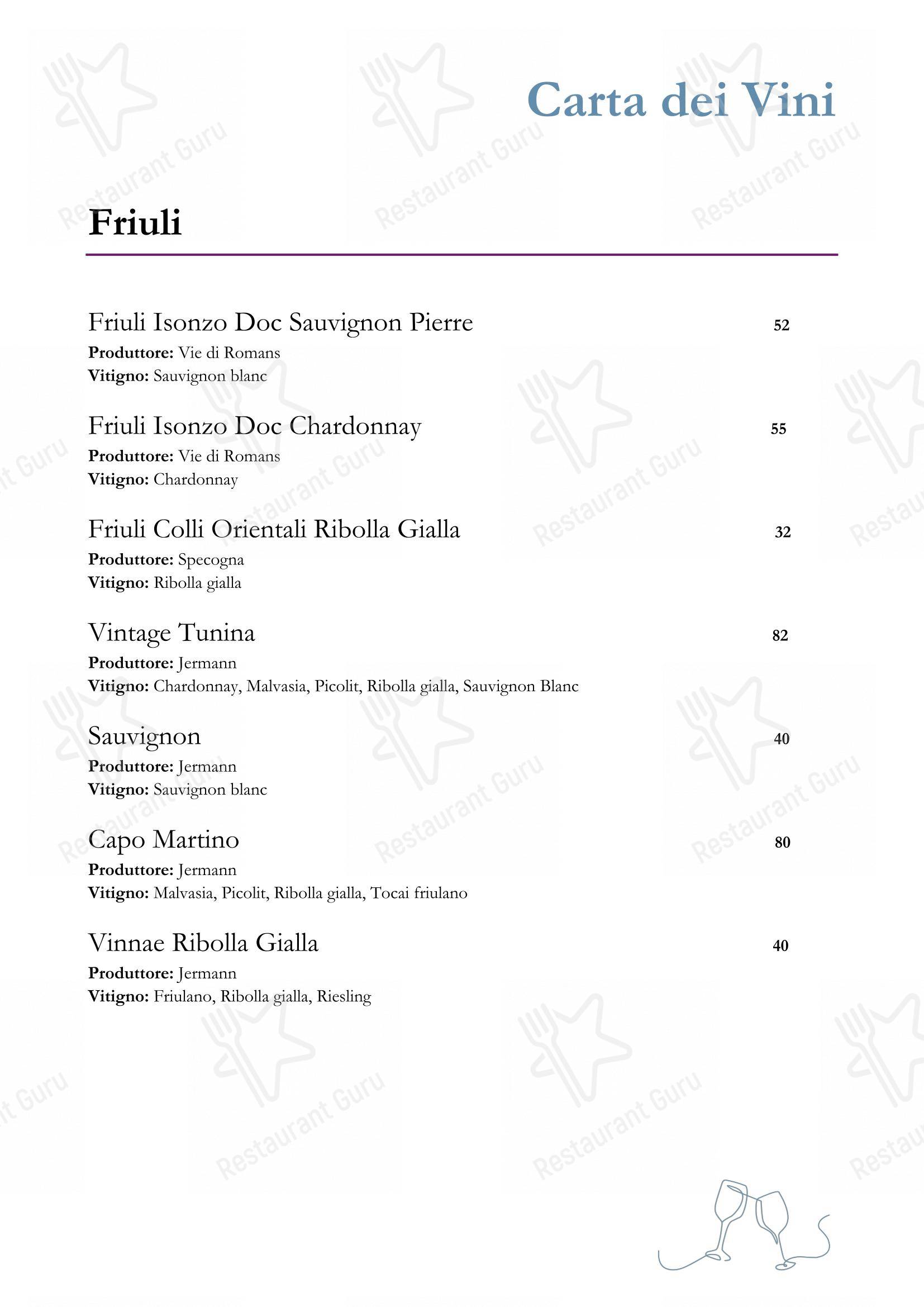 菜单 per Cris Fish - Bistrot ristorante