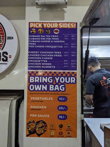 Cubanos menu