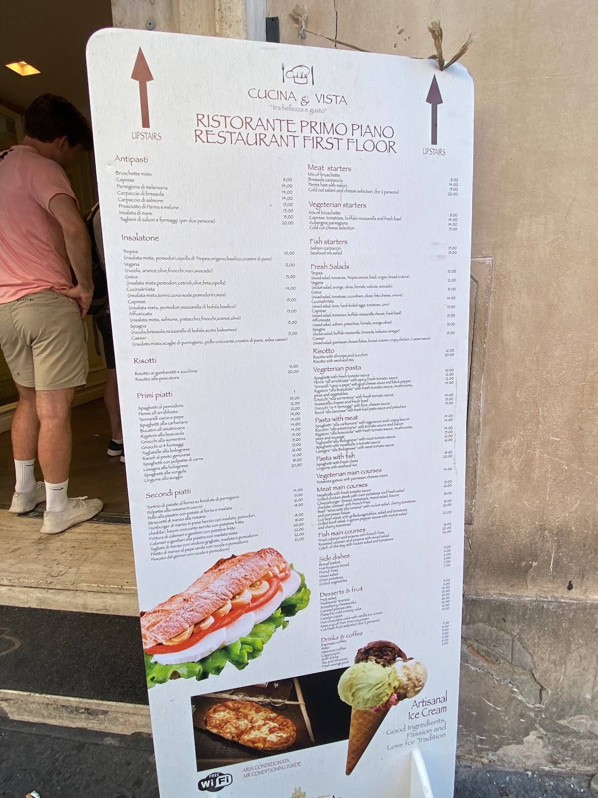 Menu di Cucina & Vista 