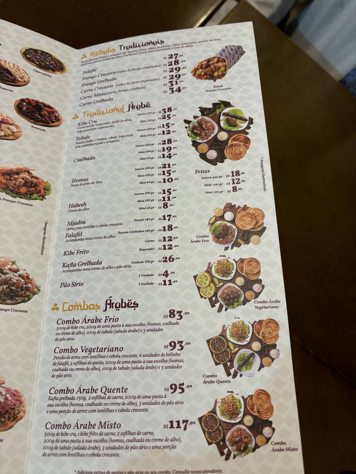 Al Sultan Comida Árabe - Ecoville cardápio