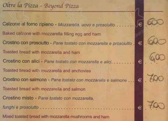 Menu di Ristorante "Dal Sardo" 