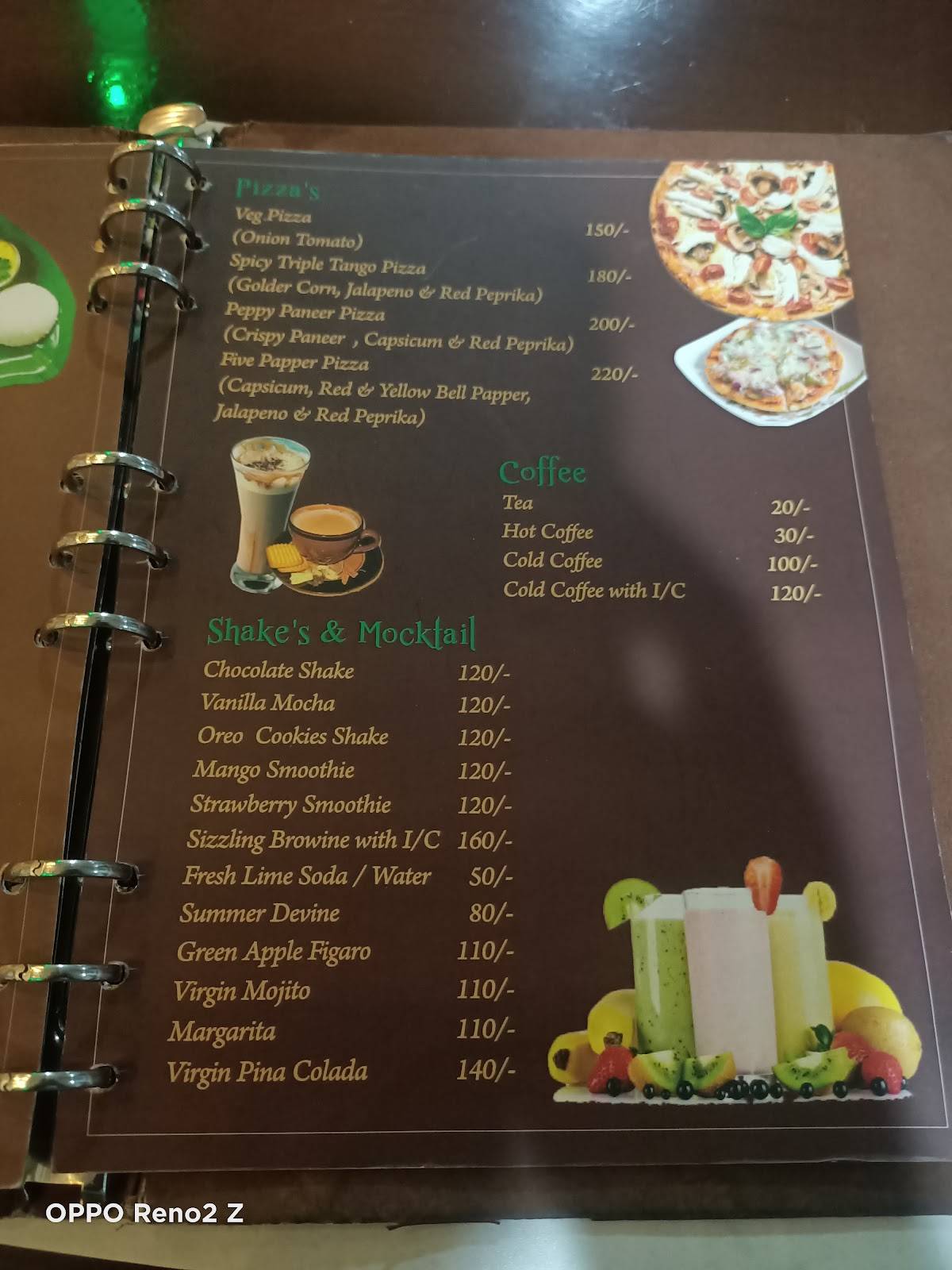 Dawat Restaurant menu