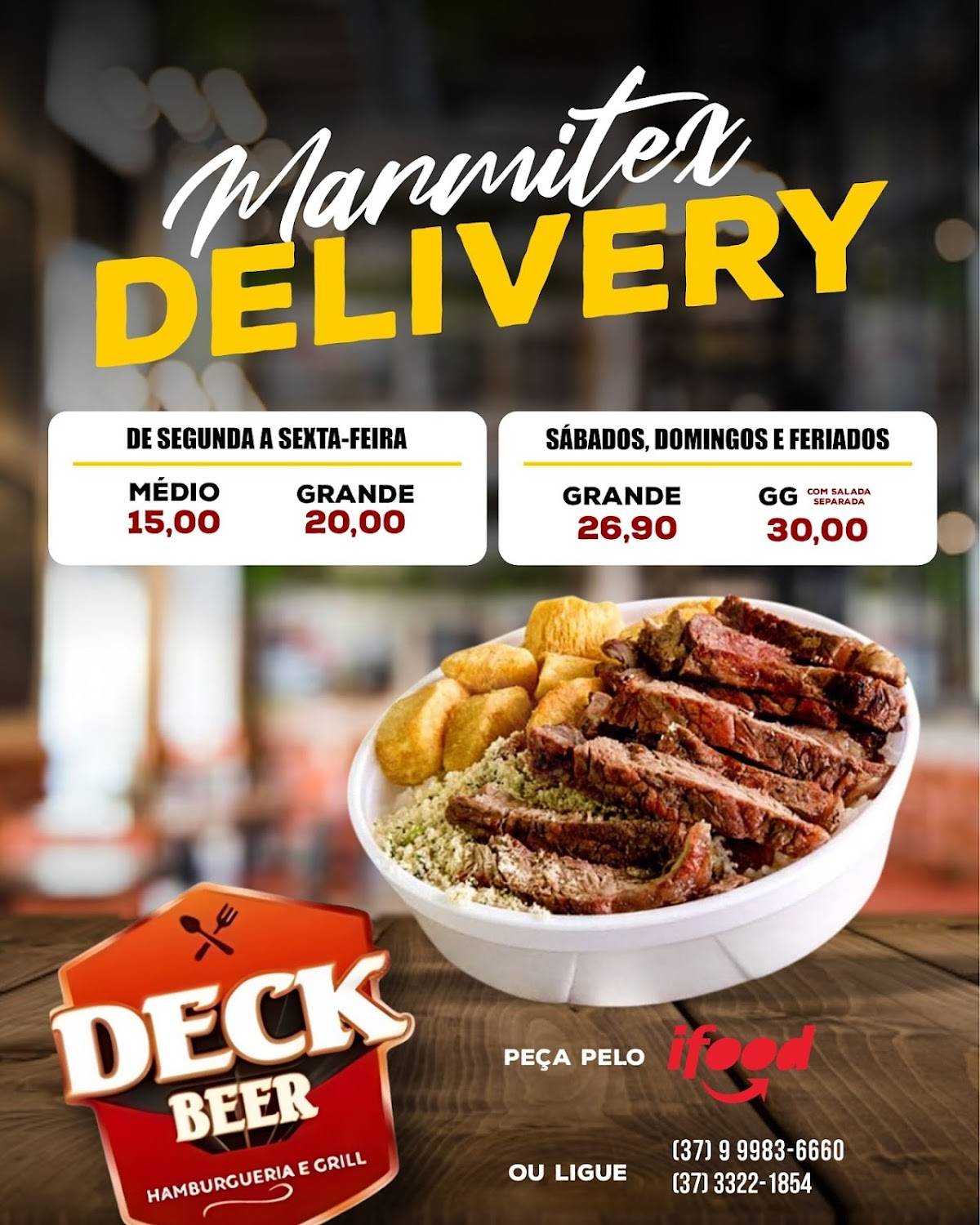 Deck Beer Restaurante Bar e Grill cardápio