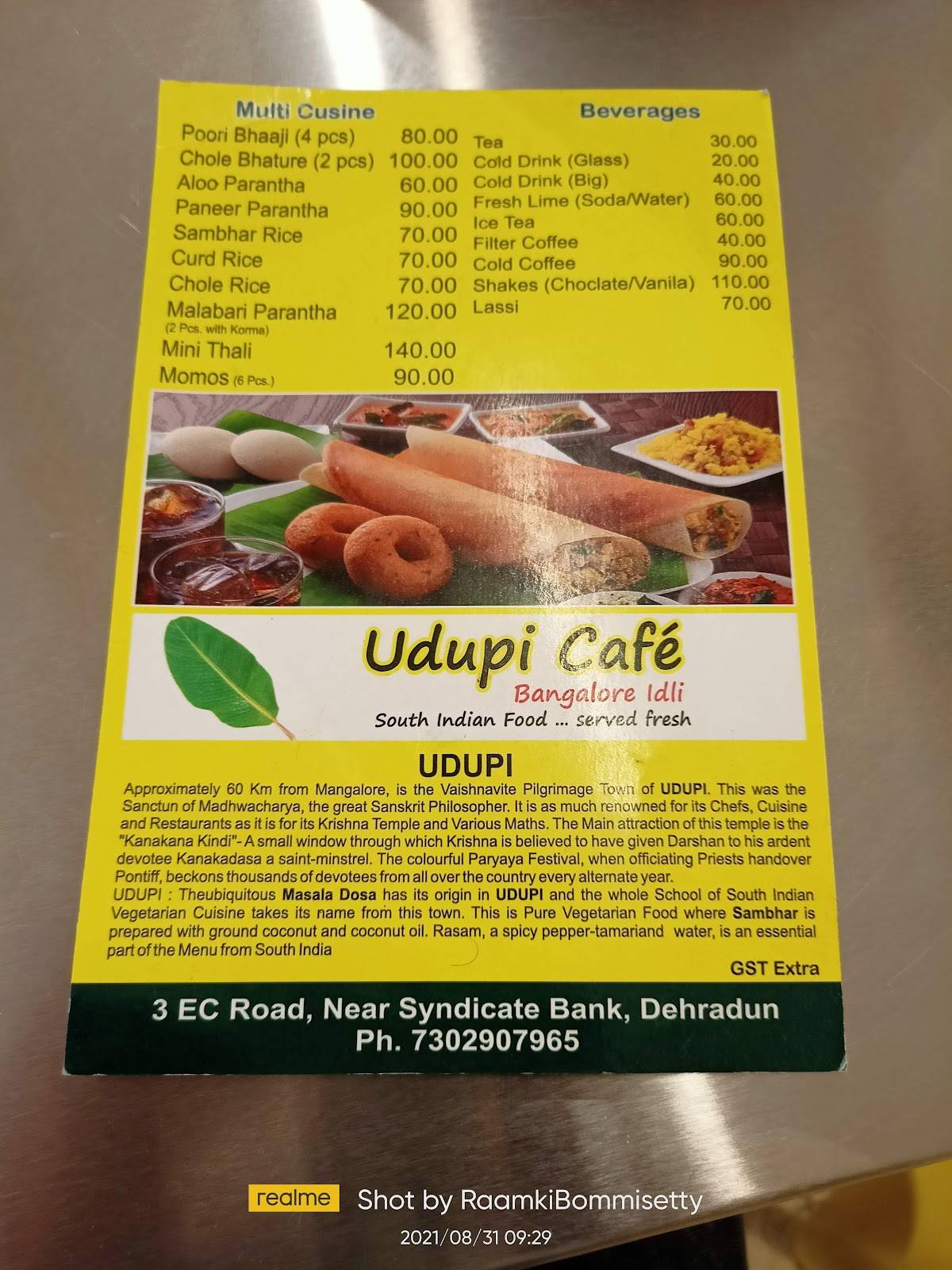 Menu at Food junction & Goli vada pav, Dehradun, Purkul More