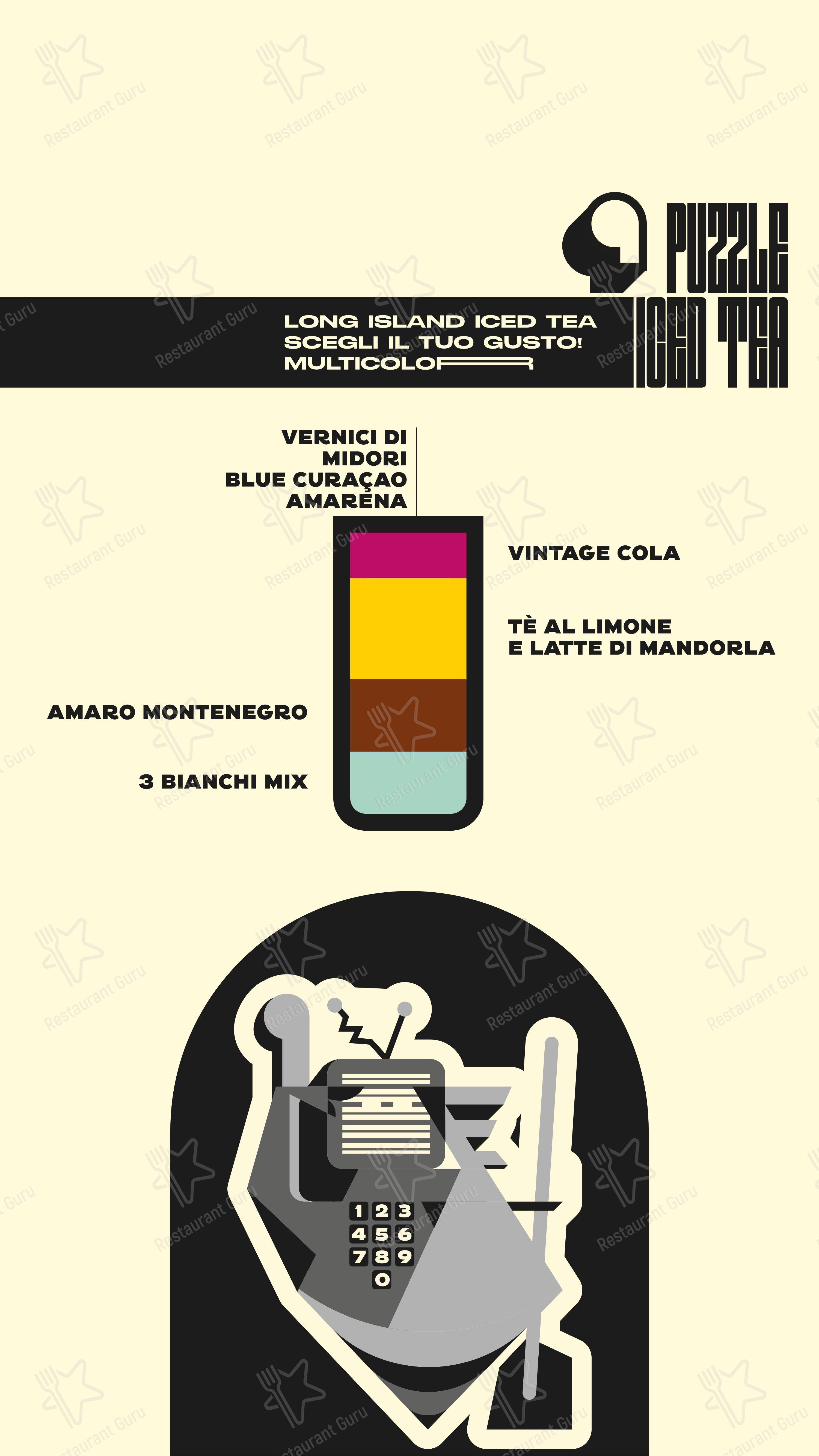 Menu bar per Depero Club pub & bar