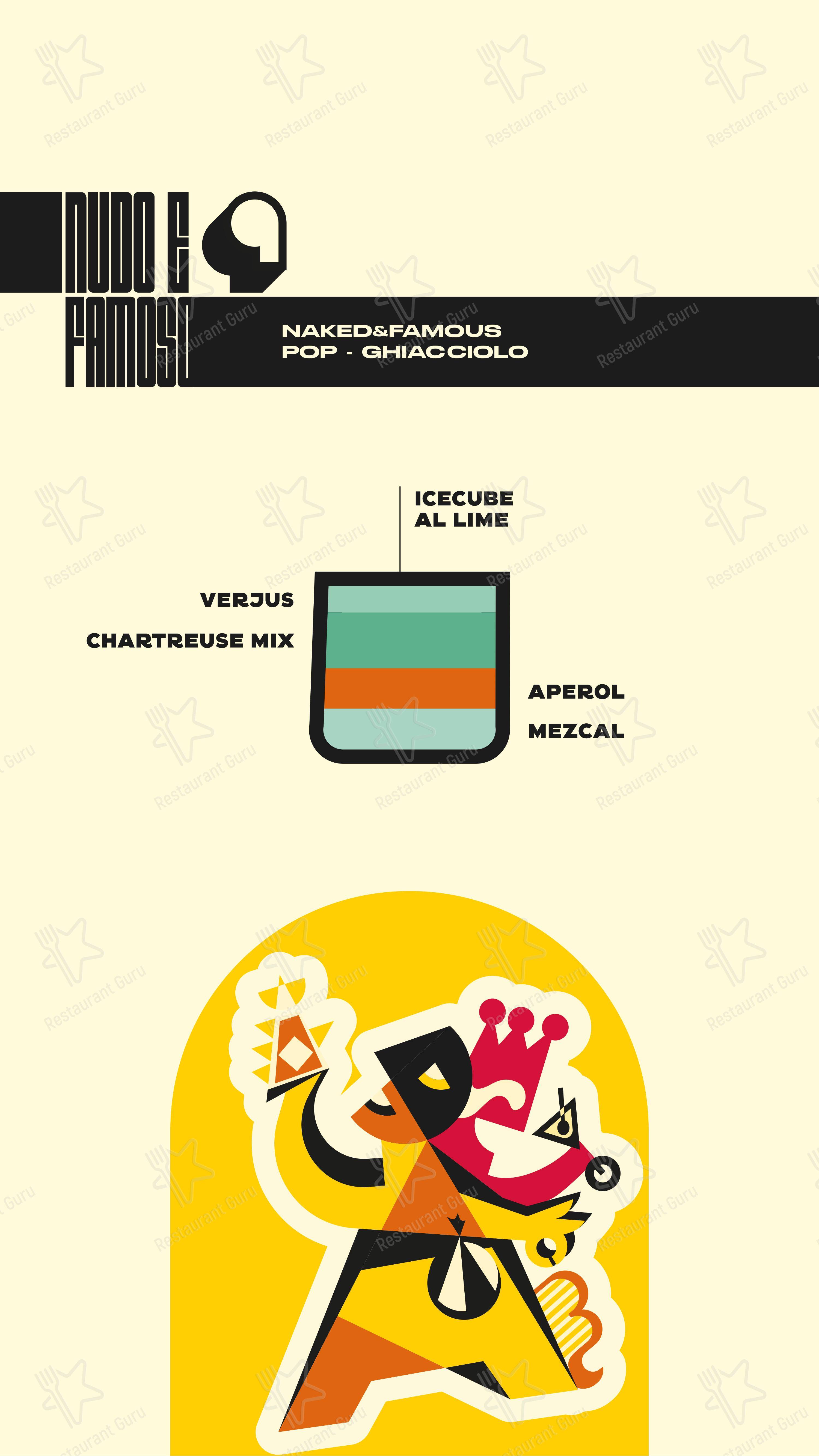 Menu bar per Depero Club pub & bar