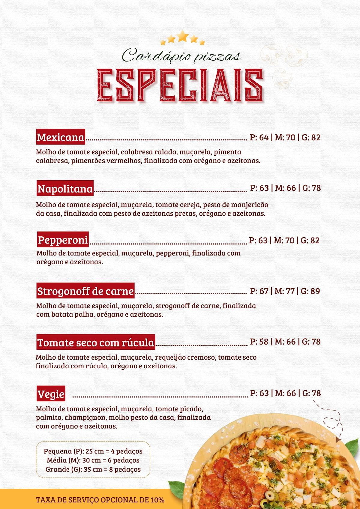 Di Napoli Pizzaria Palmas cardápio