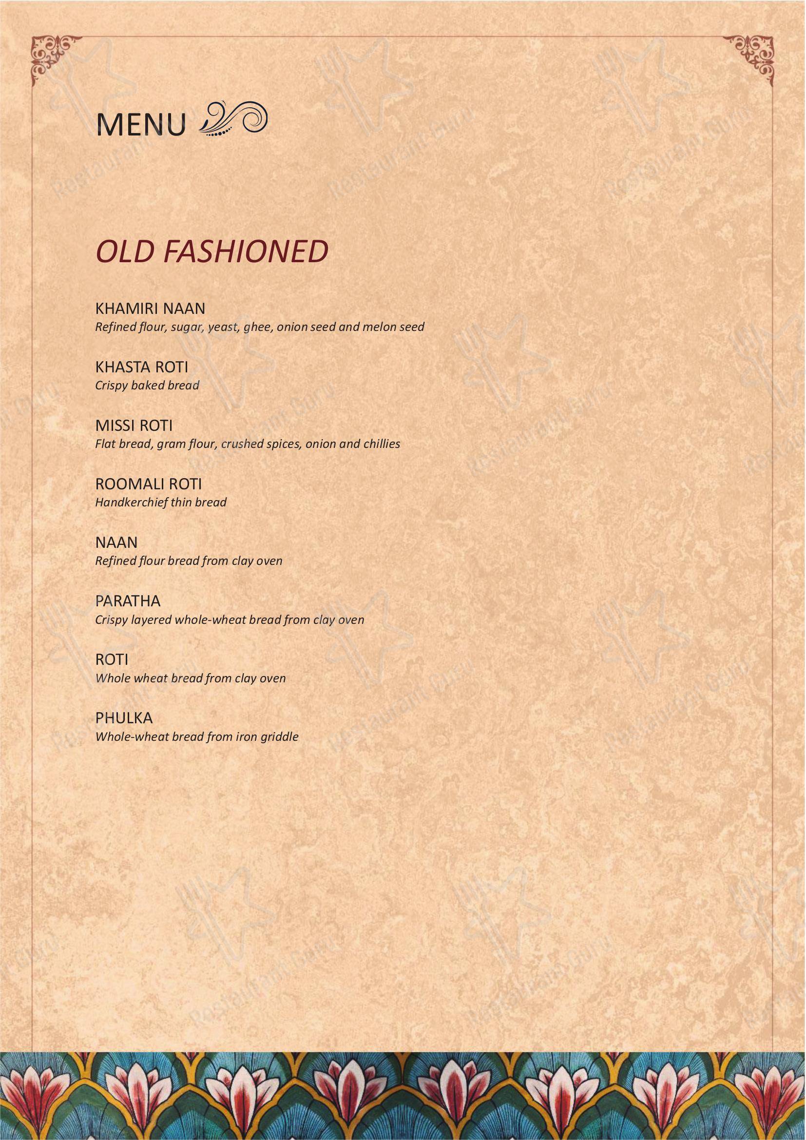 Menu for Dilli 32 in Delhi