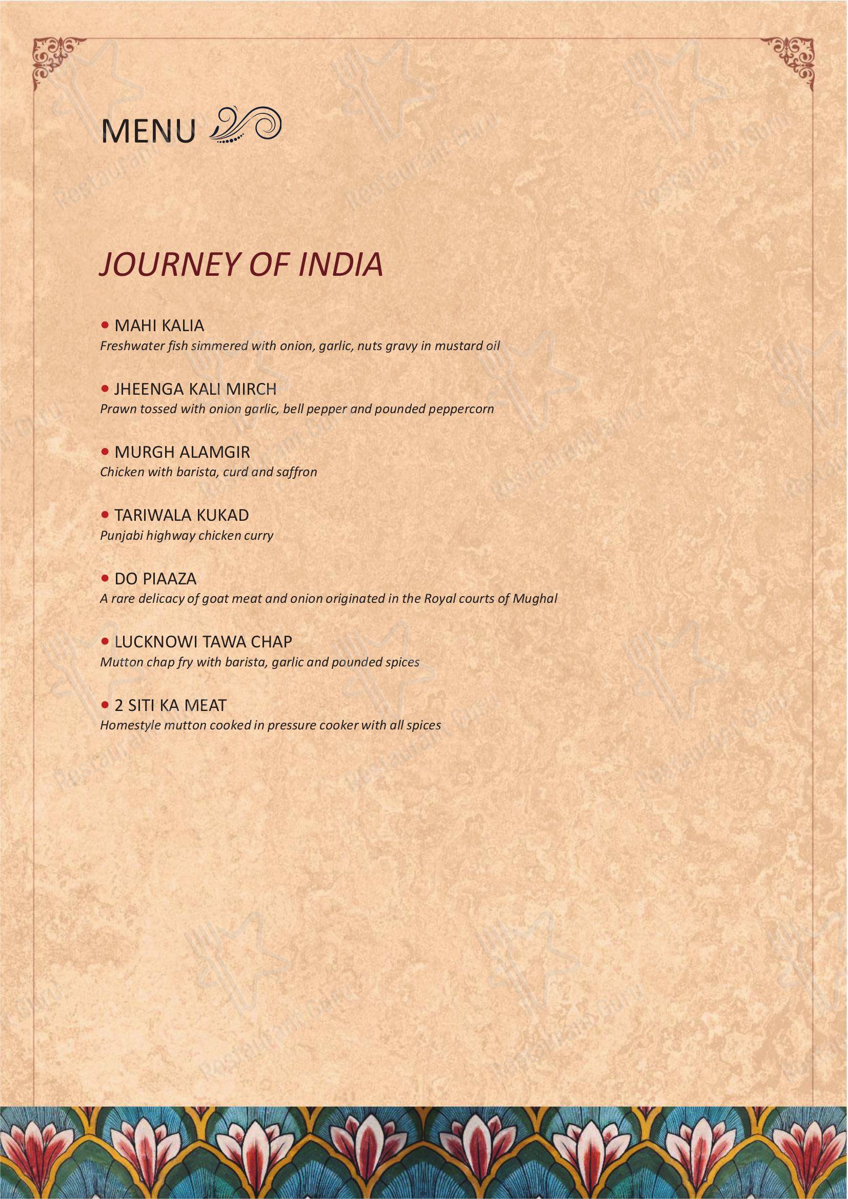 Dilli 32 in Delhi - Menu