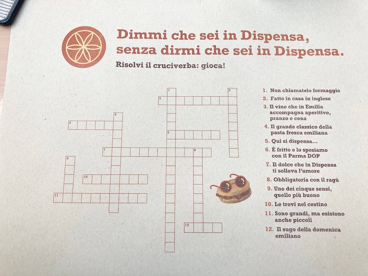 Menu di Dispensa Emilia I Portali Modena 