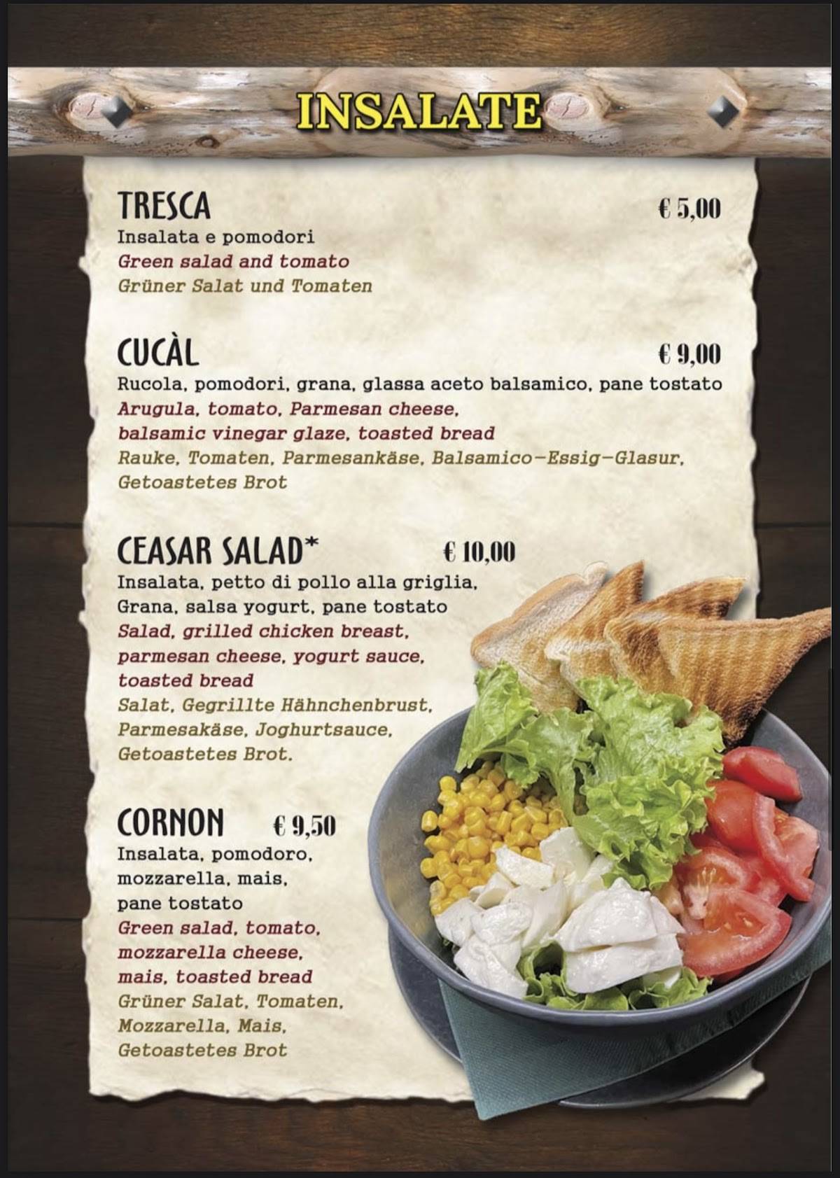 Menu di Dixie Pub 