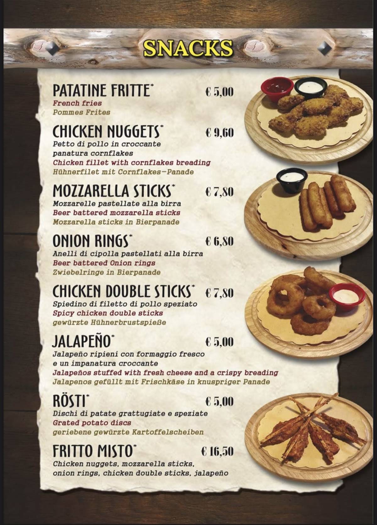 Menu di Dixie Pub 