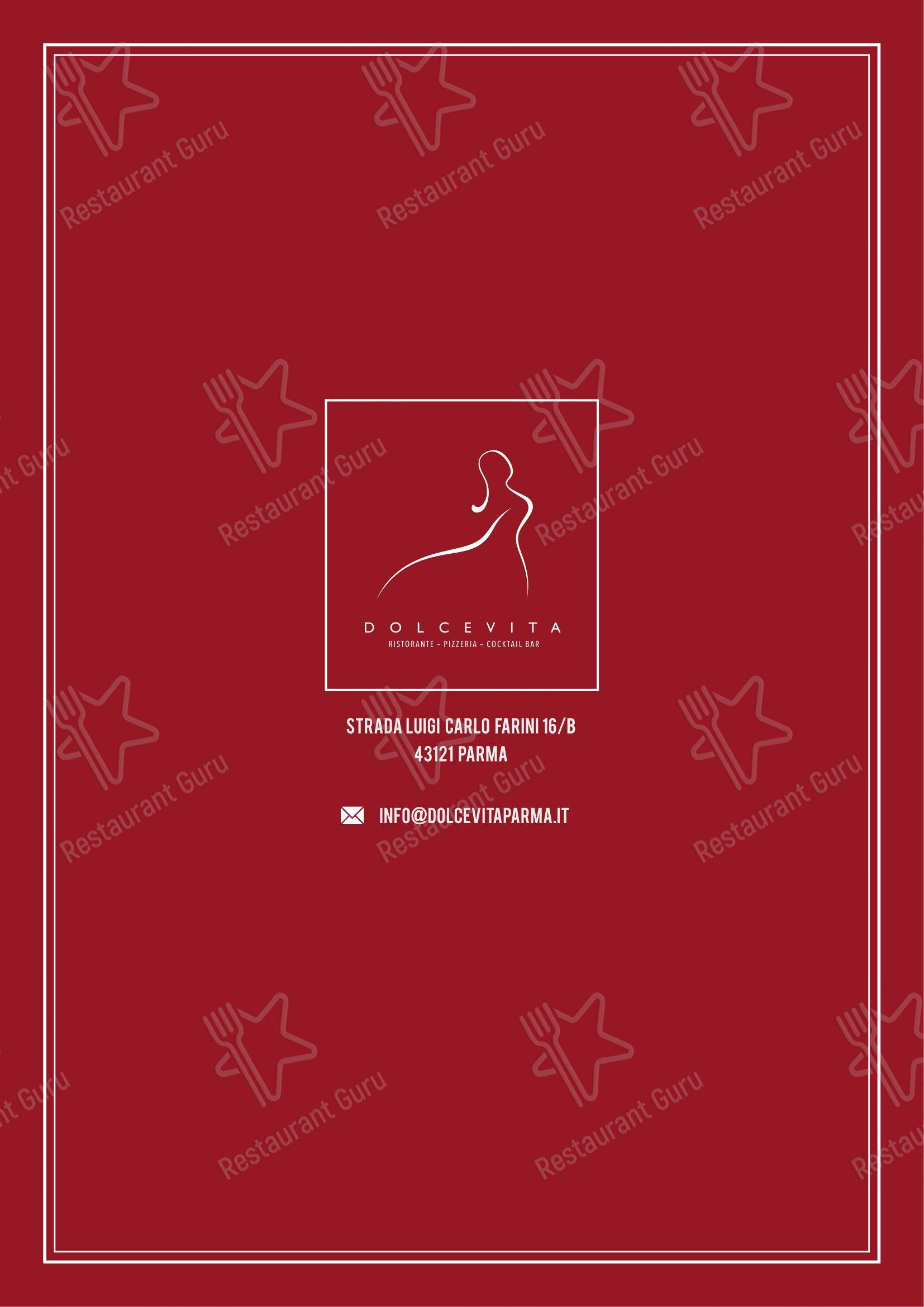 Dolcevita in Parma - Wine Menu