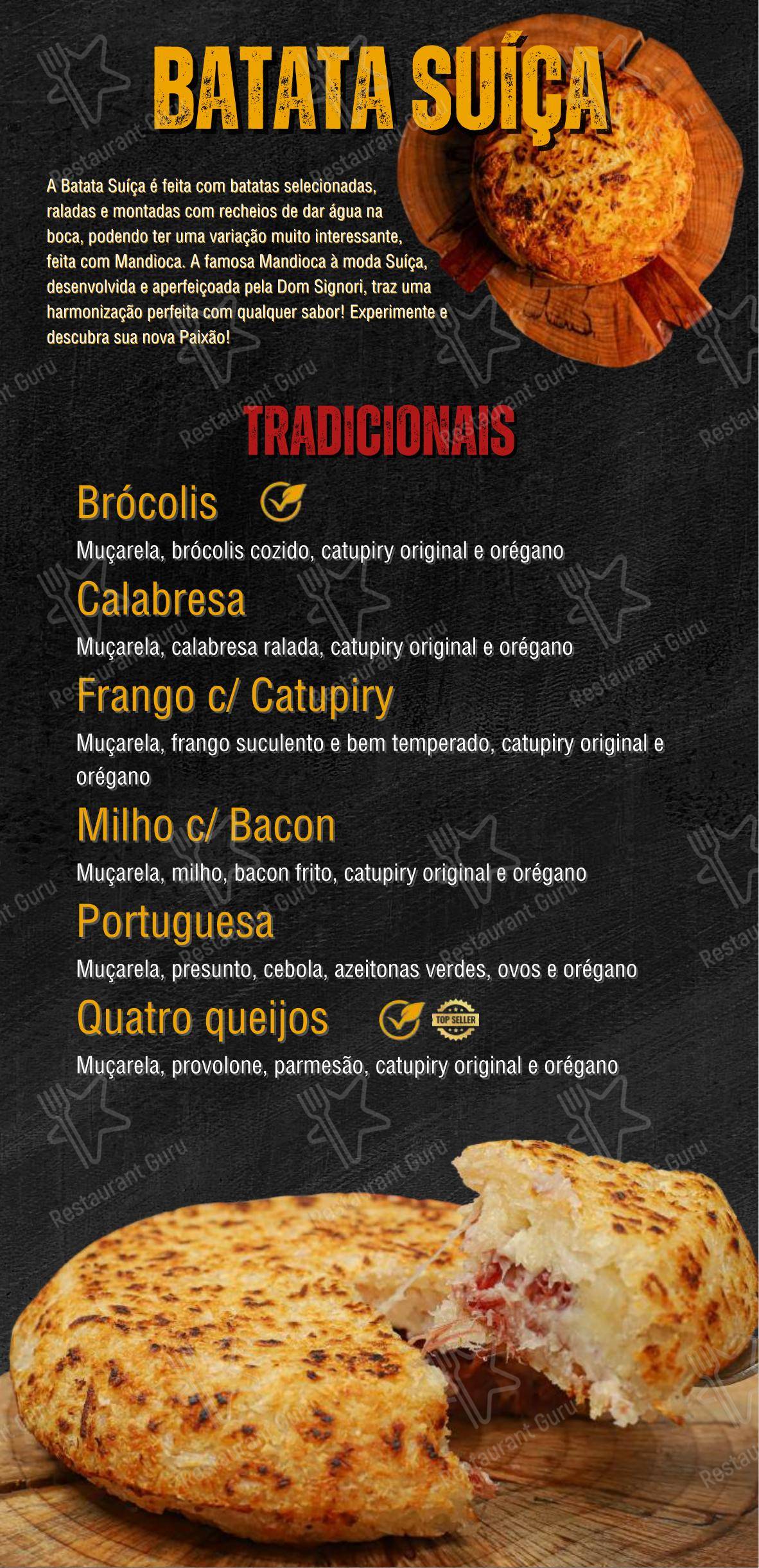 Menu para Dom Signori Pizzaria pizzaria