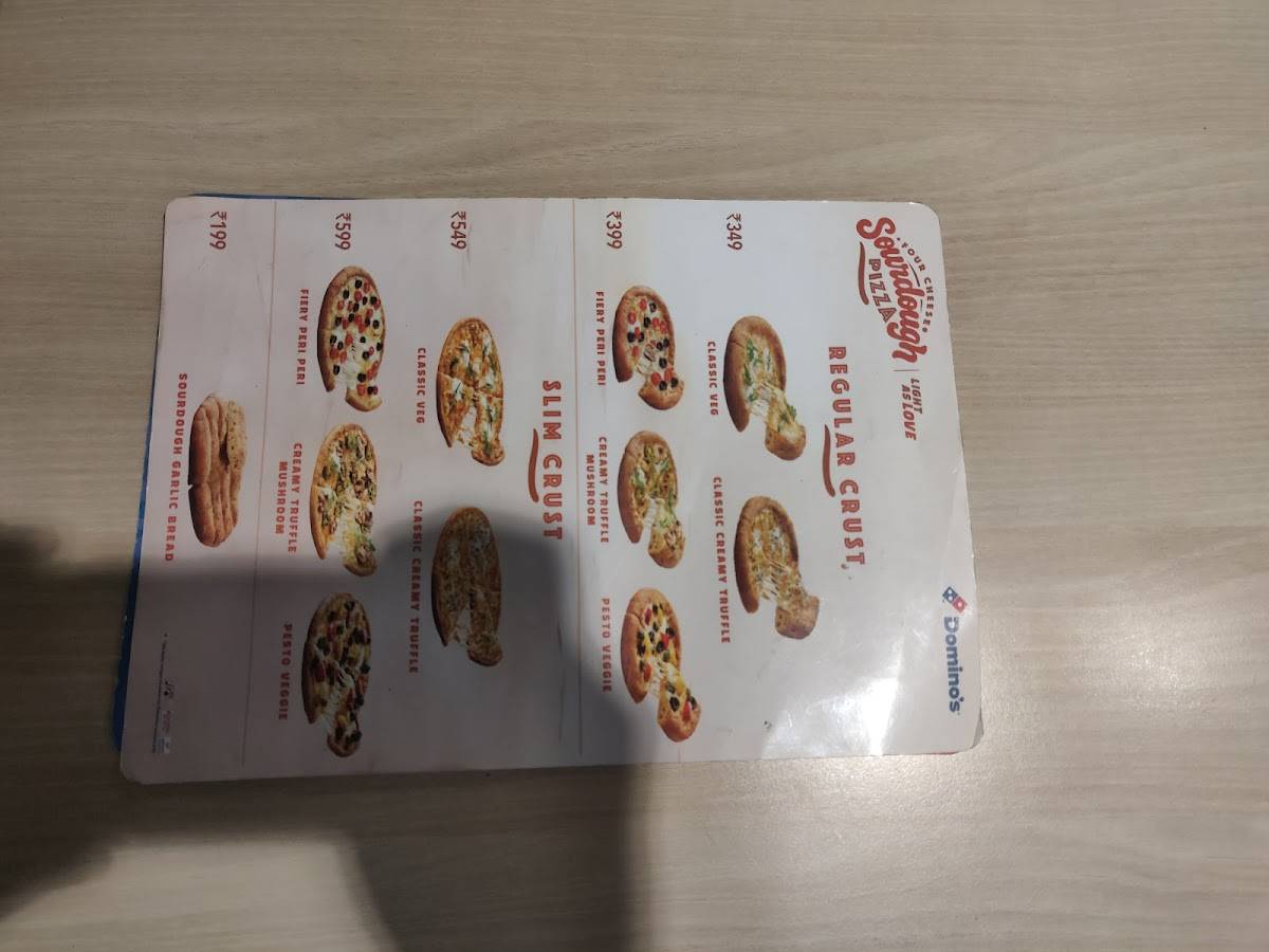 Domino's Pizza Ashiyana, Lucknow menu