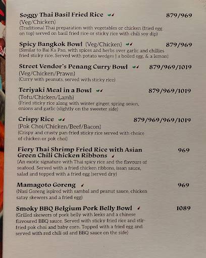 Mamagoto X Lucky Cat Bar menu