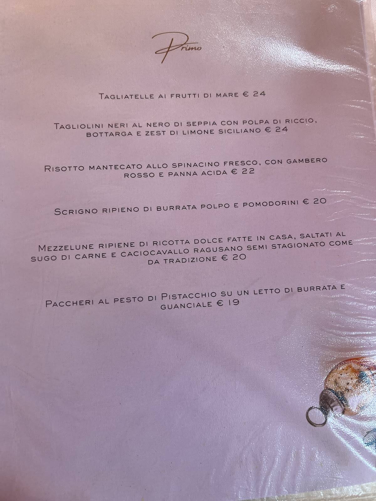 Menu di Donna Caterina Ristorante 