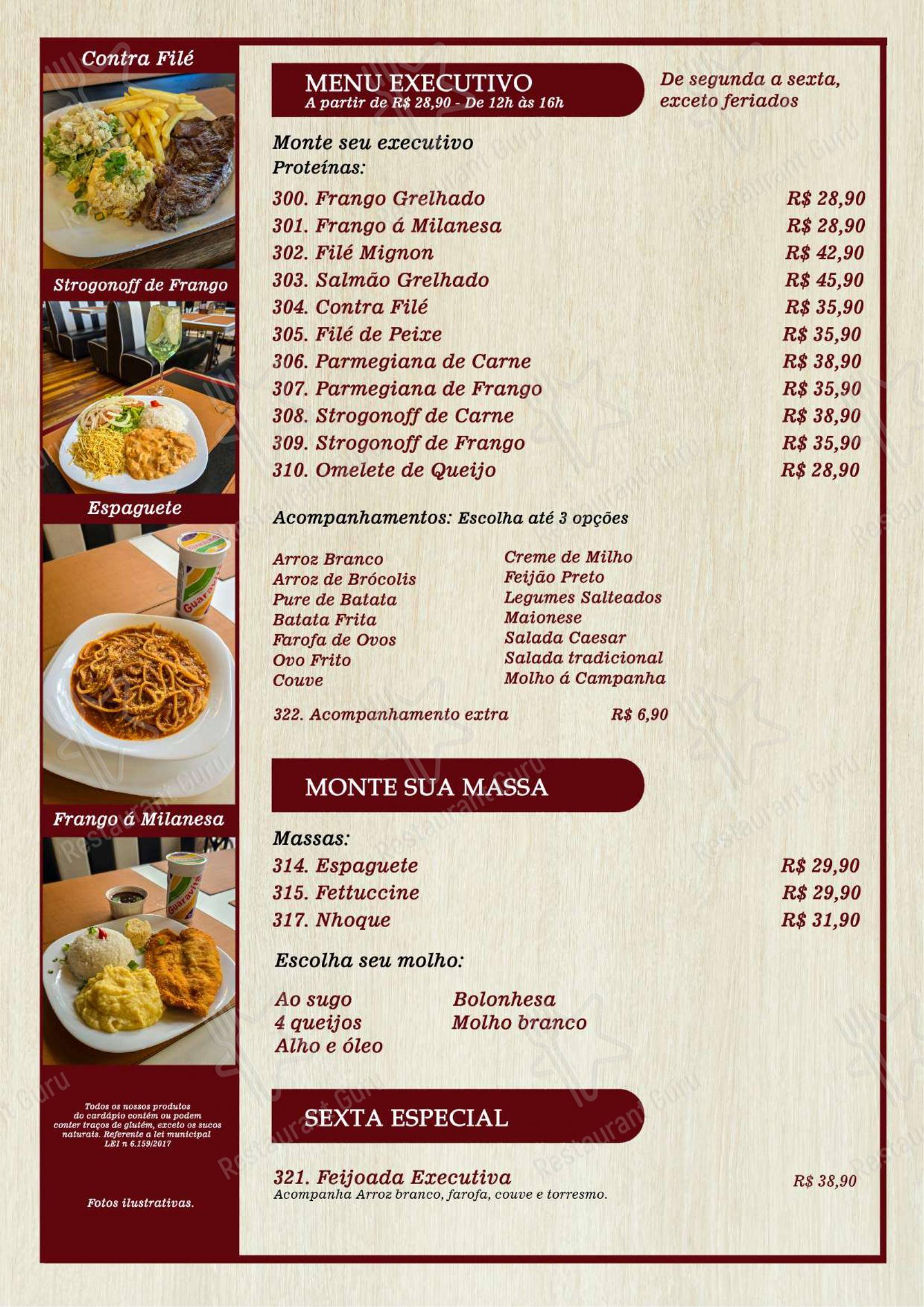 Madalenna Recreio – Bar, Restaurante e Pizzaria de Qualidade em Rio de Janeiro - Menu