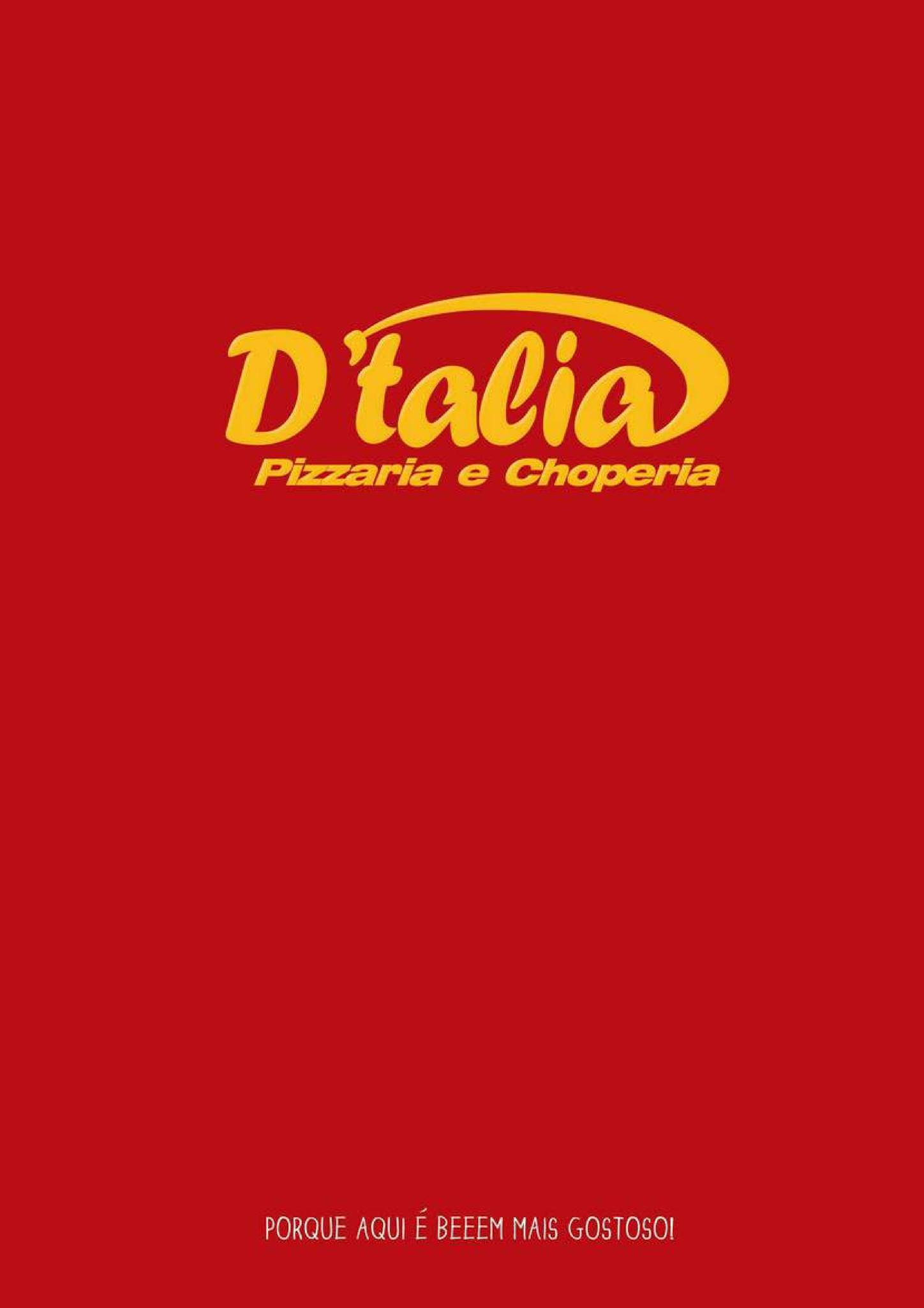 D'talia Pizzaria e Choperia - Rondonópolis cardápio