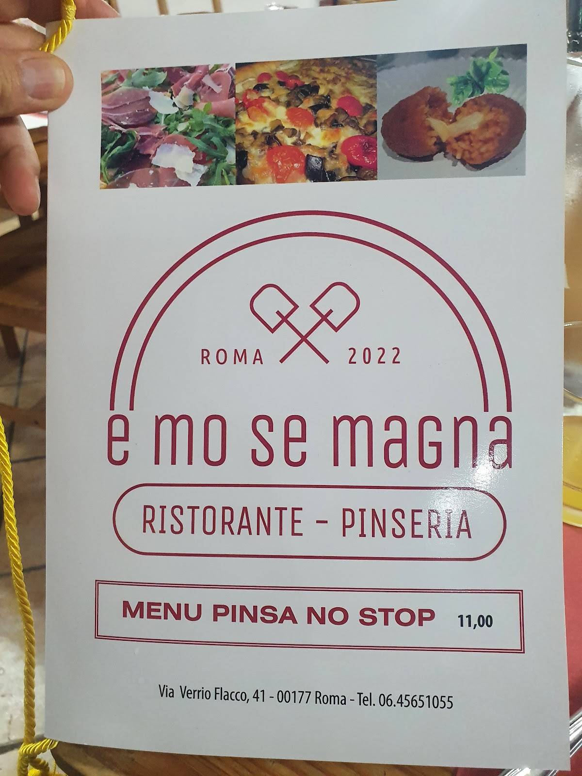 Menu de E mo se magna