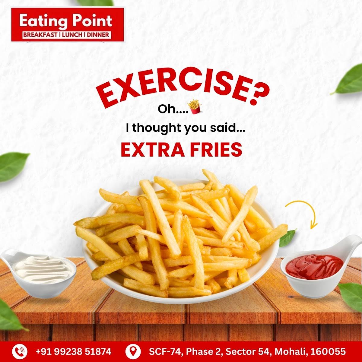 Eating Point (Family Restaurant In Mohali, Chinese Restaurants In Mohali, Food Court, Punjabi Food) menu