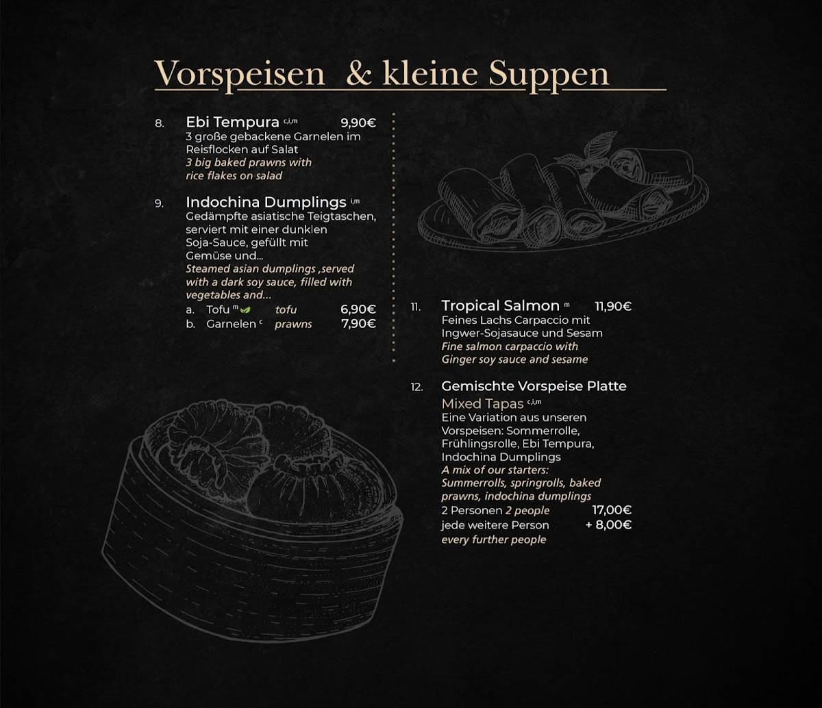 Speisekarte von Buddha's Kitchen Eckernförde restaurant, Eckernförde