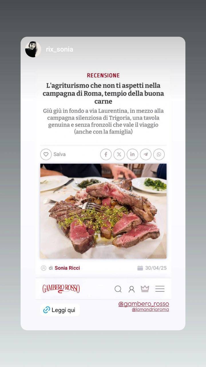 Menu di Ecoturismo La Mandria 
