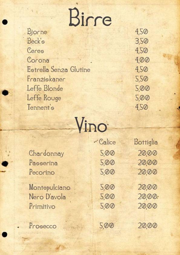 Menu di Eleven Cocktail Bar - American Bar 