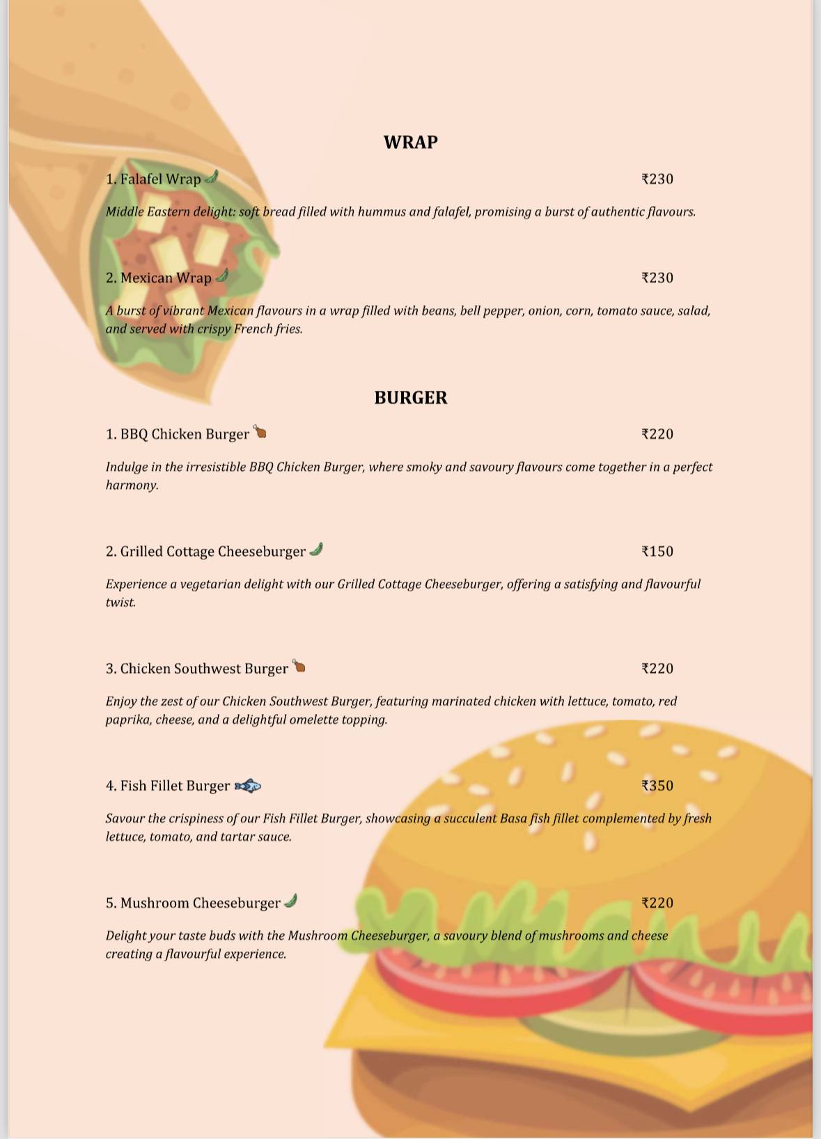 Elgin Roastery menu