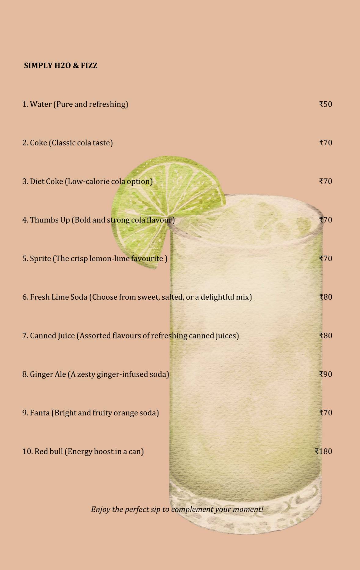 Elgin Roastery menu