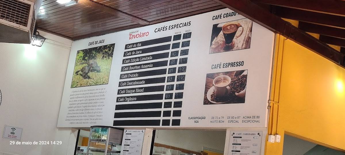 Empório Tavolaro cardápio