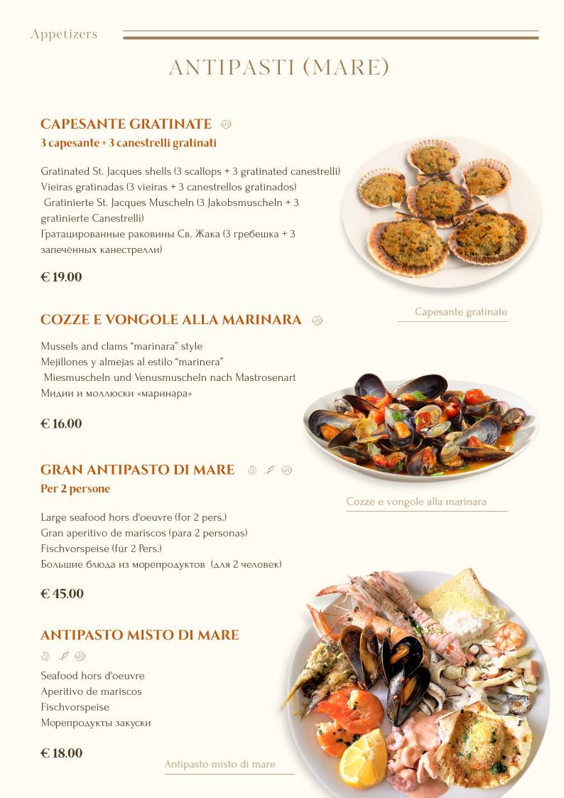 Menu di Enjoy Bistro - Ristorante - Bar 