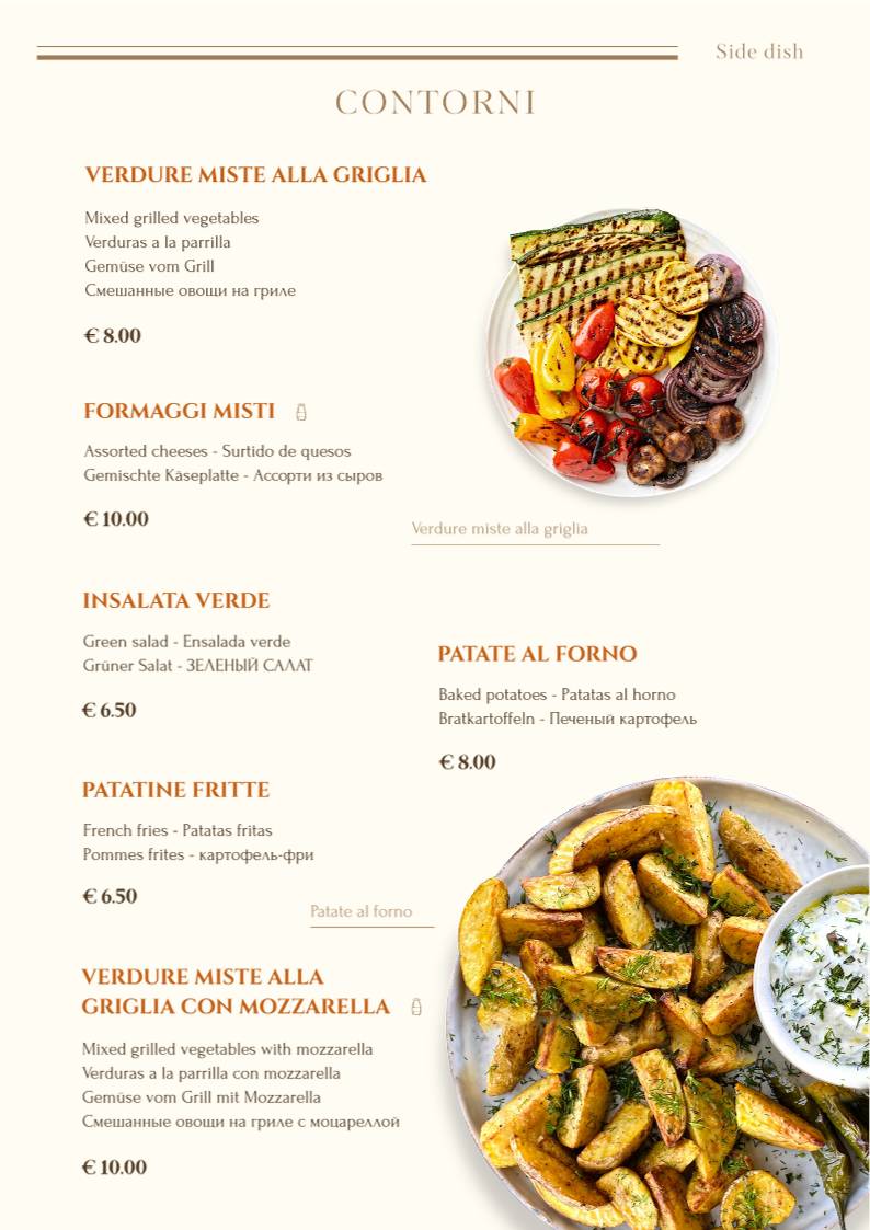 Menu di Enjoy Bistro - Ristorante - Bar 