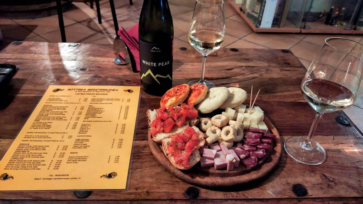 Menu di Enoteca Bottega Mediterranea 