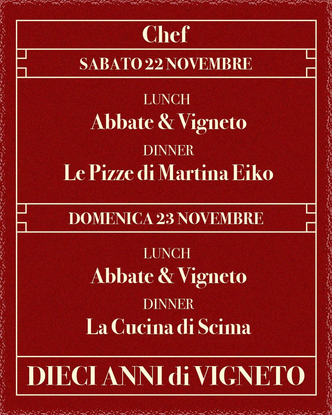 Menu di Enoteca Vigneto - Cantina e mescita con cucina, emporio di vini artigianali. 