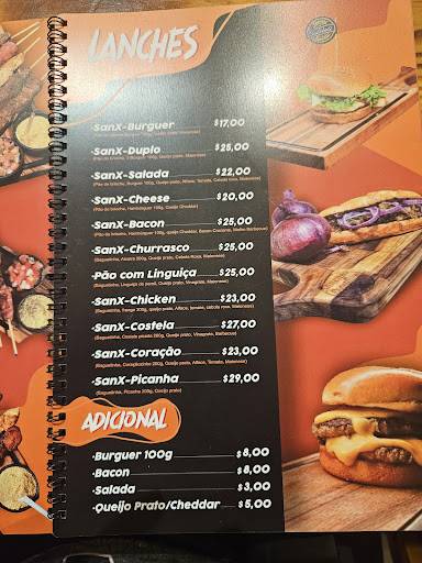Espetinho Sanches cardápio
