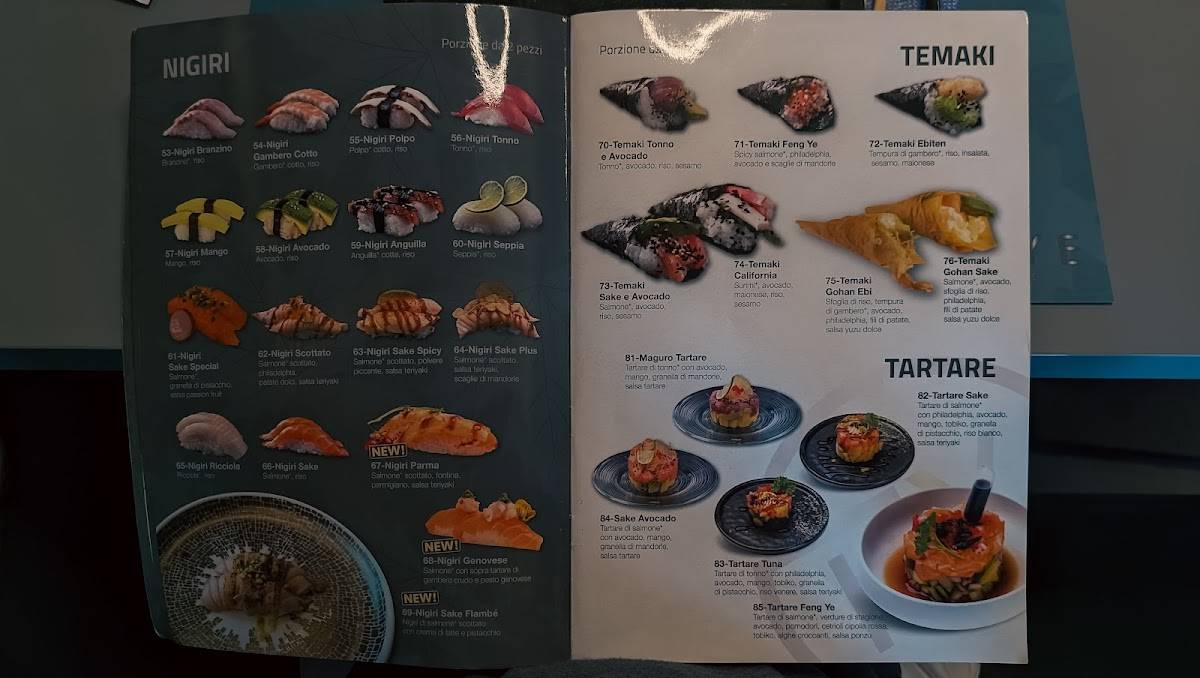 Menu di FY FengYe Asian Fusion 