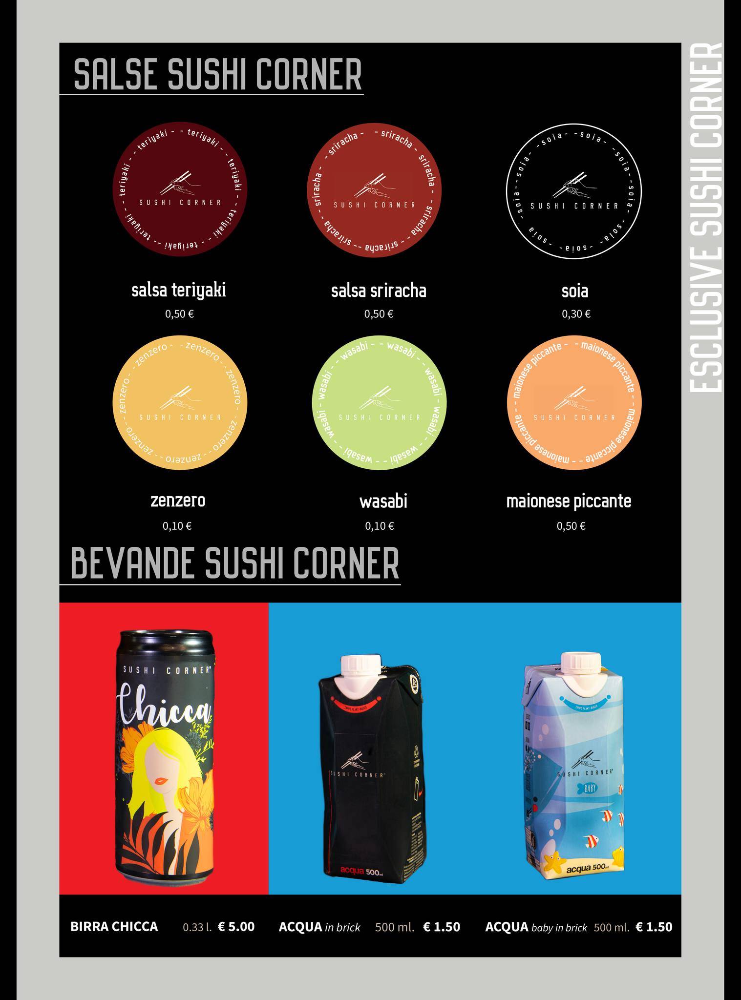 Menu di Sushi Corner Fano 