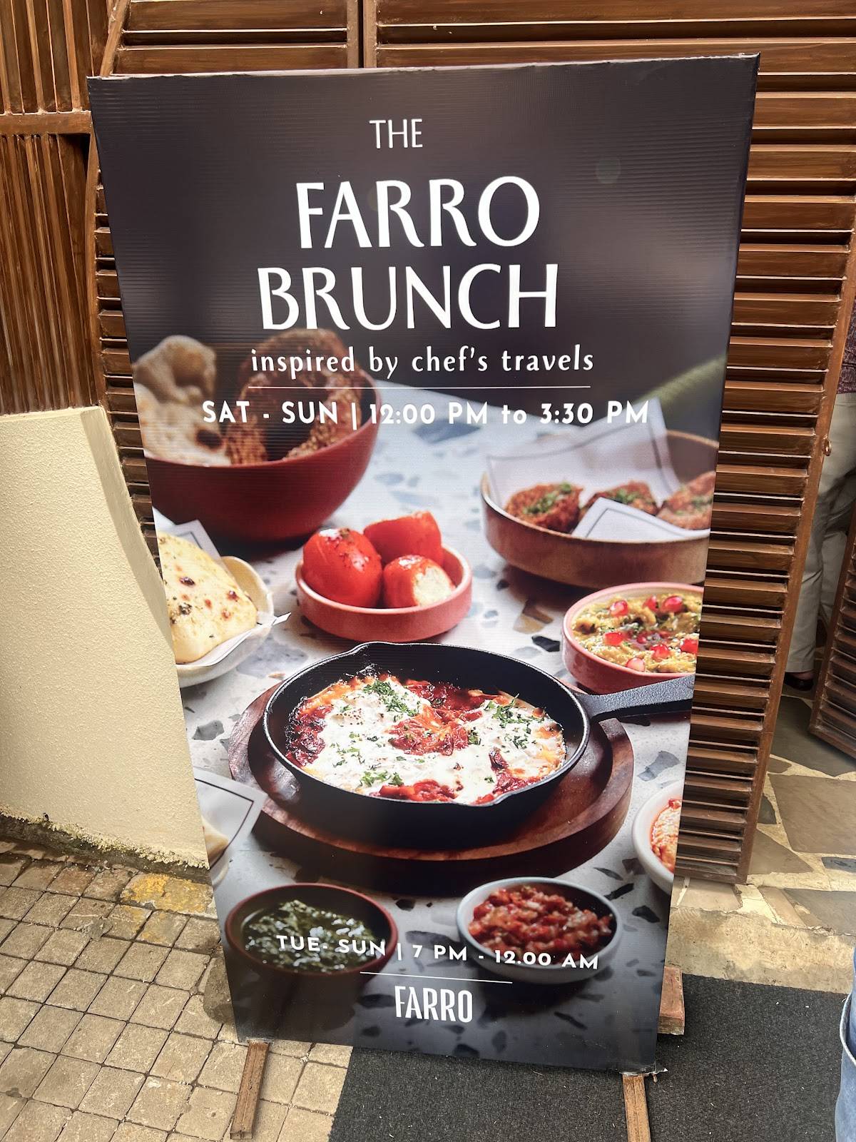 Farro menu