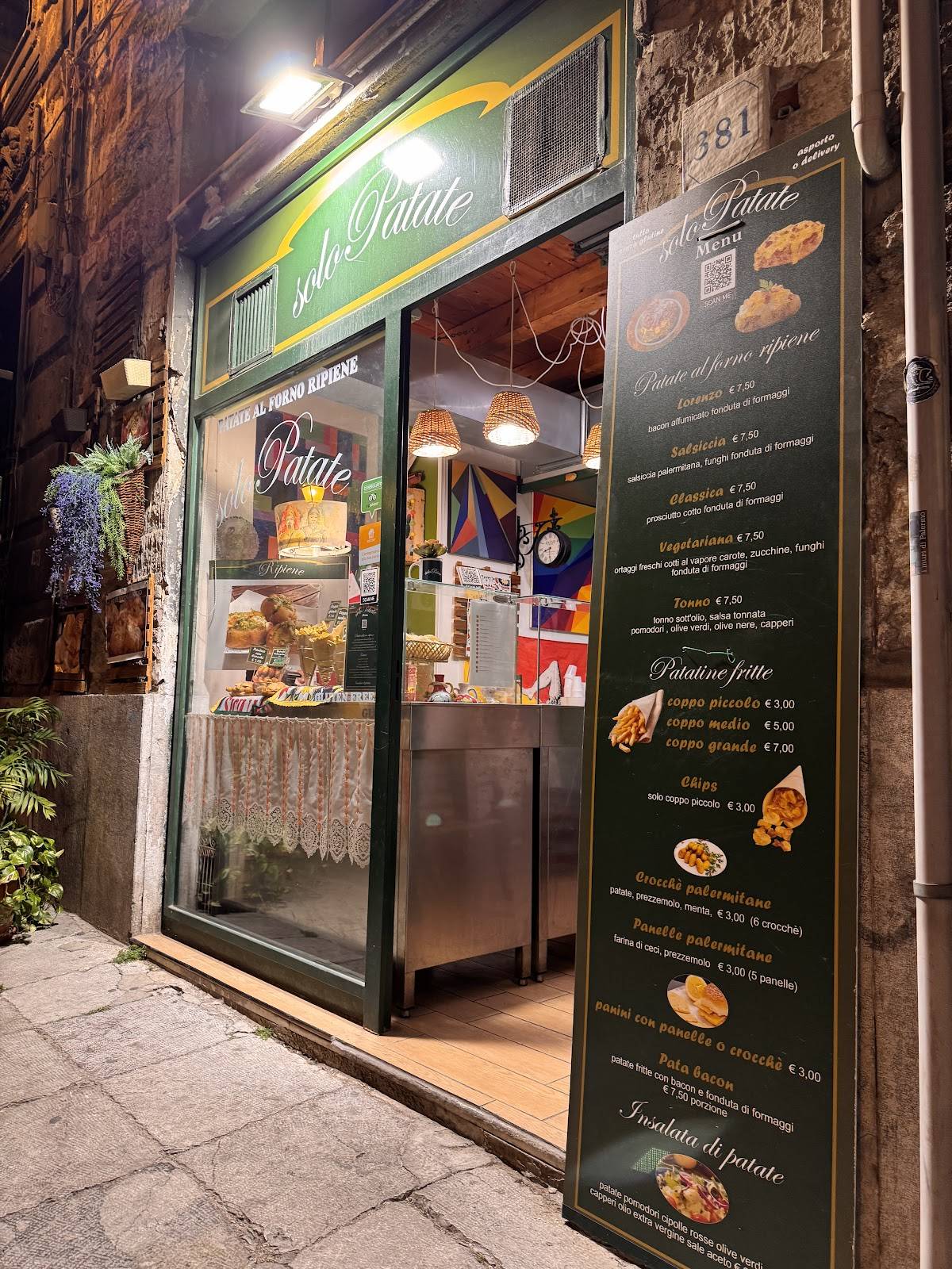 Menu di Solo Patate 