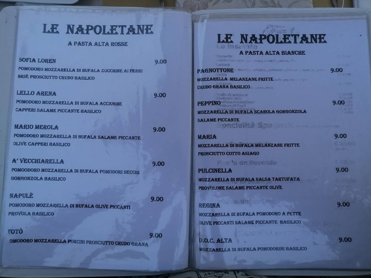 Menu di Fermati Un Pò 