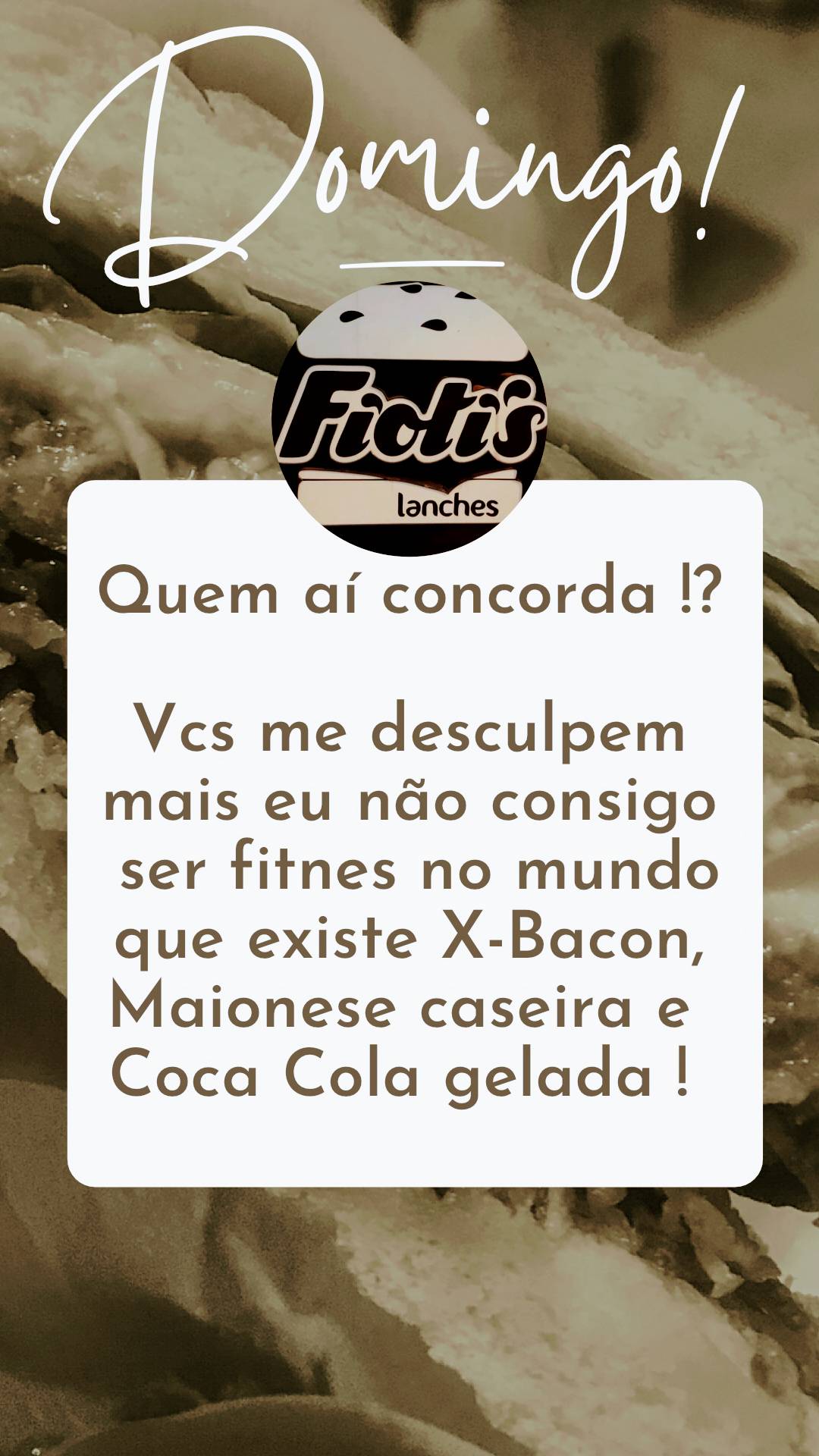 Fioti's Lanches cardápio