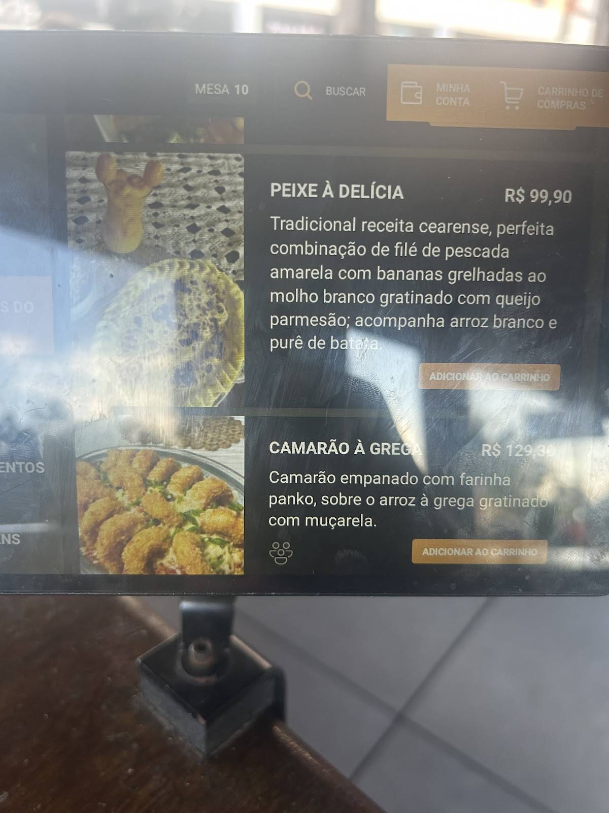 Flor de Sal cardápio