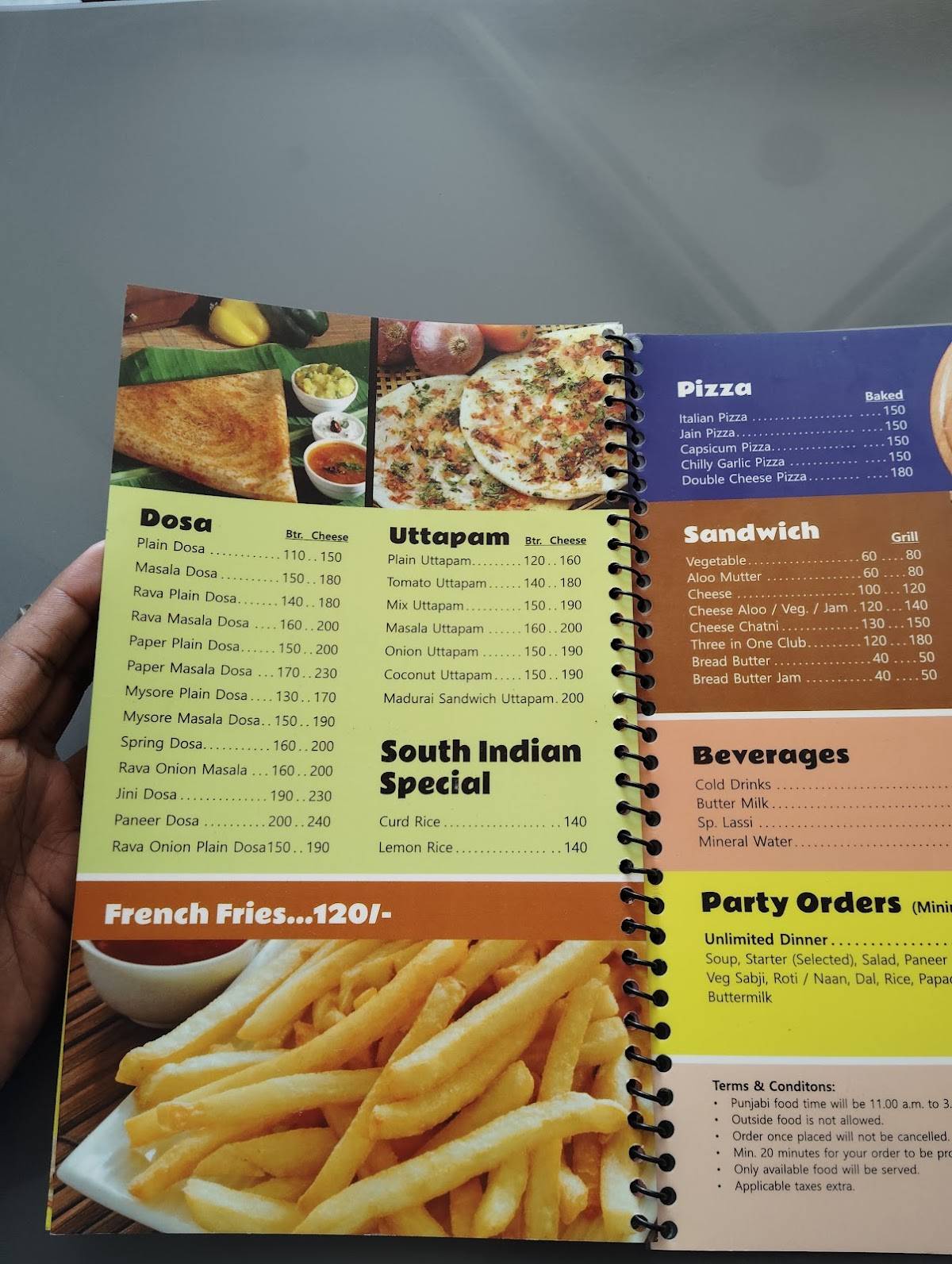 Food Junction menu